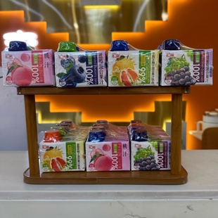 汇源100%蓝莓 汁葡萄汁橙汁桃果汁金银花柚子99%果汁100ml盒装