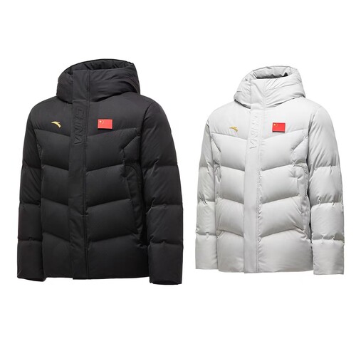 ANTA/安踏羽绒服25款冬季加厚保暖运动国旗羽绒男外套452540108