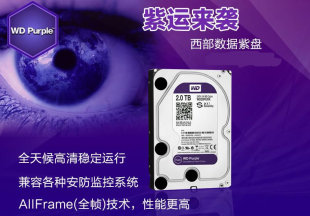 WD/西部数据 WD20PURX监控安防硬盘