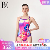 BE范德安联名女士三角连体泳衣专业竞速高弹抗氯游泳衣2026新品