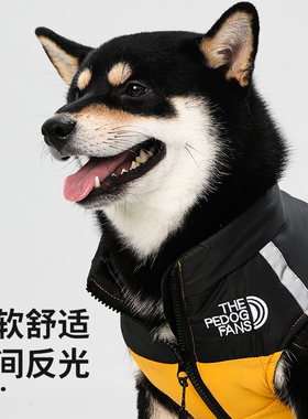 牵引小狗狗衣服秋冬泰迪比熊雪纳瑞约克夏柴犬宠物小型犬冬天棉服