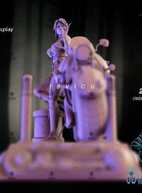 Ciri赛博朋克20773D打印模型stl数据文件白胚人物手办图纸素材