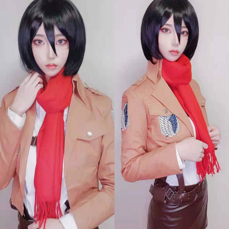 现货日系动漫进击的巨人cos全套艾伦三笠兵长调查兵团cosplay服装