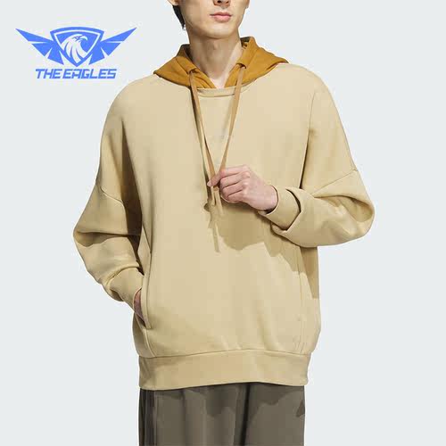 Adidas/阿迪达斯正品FUSTL HOODIE1男士套头连帽卫衣IM9052