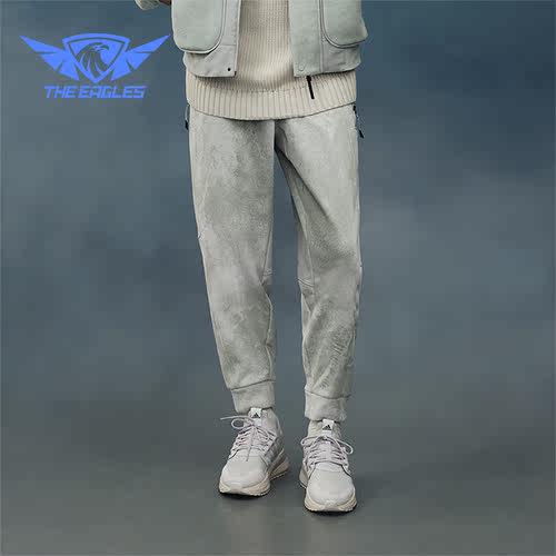 Adidas/阿迪达斯正品新款男子水洗印染针织运动长裤IP4945