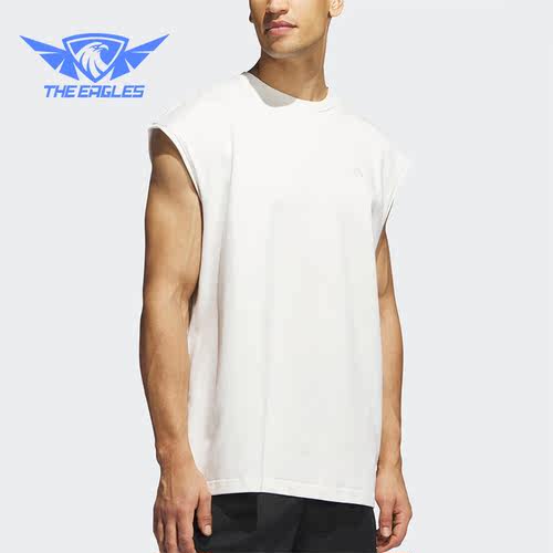 Adidas/阿迪达斯正品2023新款男子宽松篮球运动背心IM4219