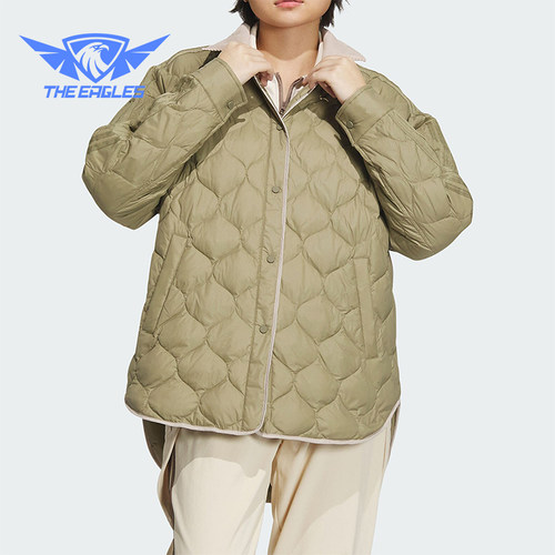 阿迪达斯正品女子运动羽绒服