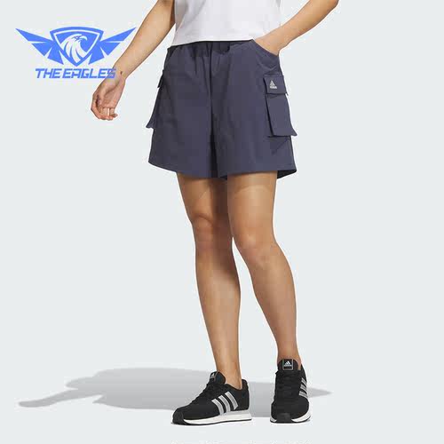 Adidas/阿迪达斯正品新款女子休闲运动透气训练短裤IS7409