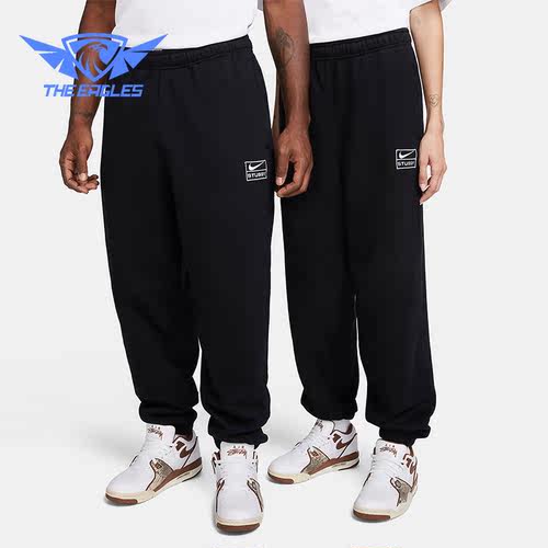 Nike/耐克正品Stüssy 男女同款加绒保暖运动长裤FN5236-010