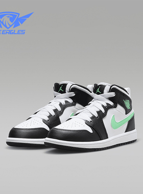 Nike/耐克正品Jordan 1 Mid PS小童篮球运动休闲鞋DQ8424-103