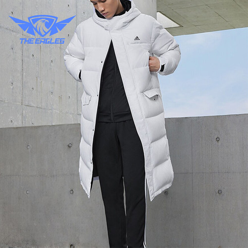 Adidas/阿迪达斯男士长款羽绒服