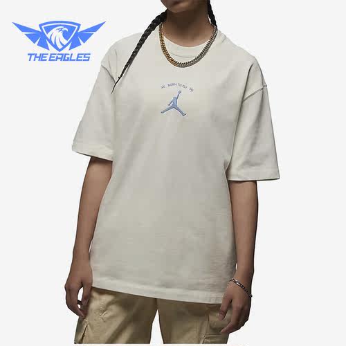 Nike/耐克正品夏季JORDAN女子运动休闲圆领短袖T恤FJ7710-133