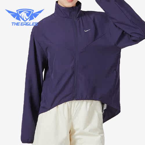 Nike/耐克正品新款女子运动跑步休闲梭织夹克外套FB4695-555