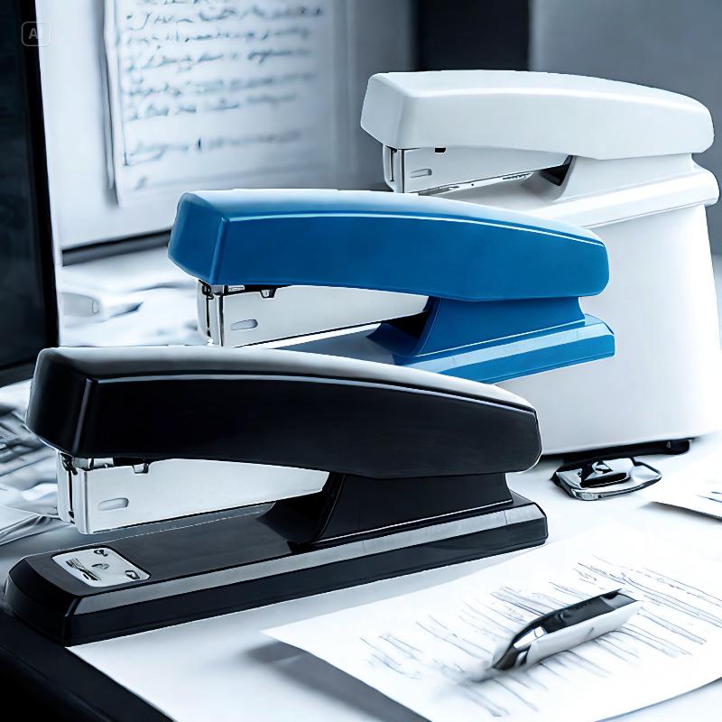 STAPLER （送1000枚订书针）耐用12#省力办公学生装订中号订书机
