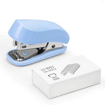 STAPLER （送830枚订书针）起钉功能办公学生装订轻便迷你订书机
