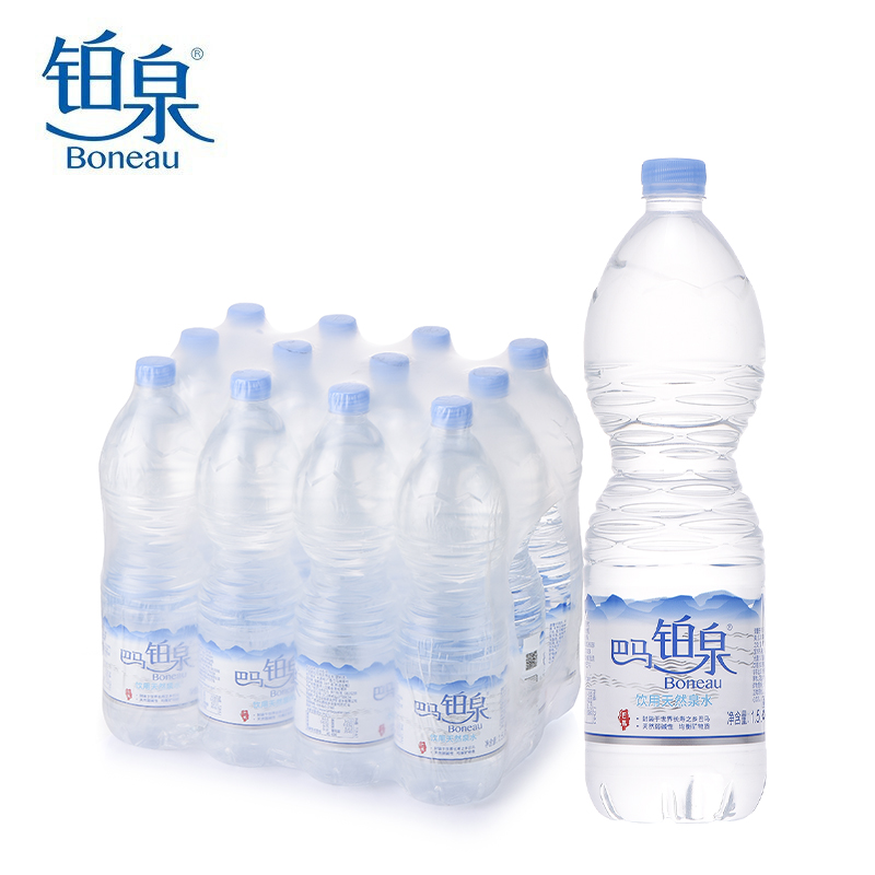 巴马铂泉天然弱碱性饮用泉水1.5L*12大瓶包邮源自巴马矿泉水源