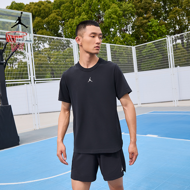 Jordan官方耐克乔丹DRI-FIT男子速干短袖运动上衣篮球半