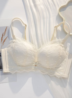 新品小胸聚拢显大内衣平胸AA杯文胸少女无钢圈收副乳防下垂胸罩