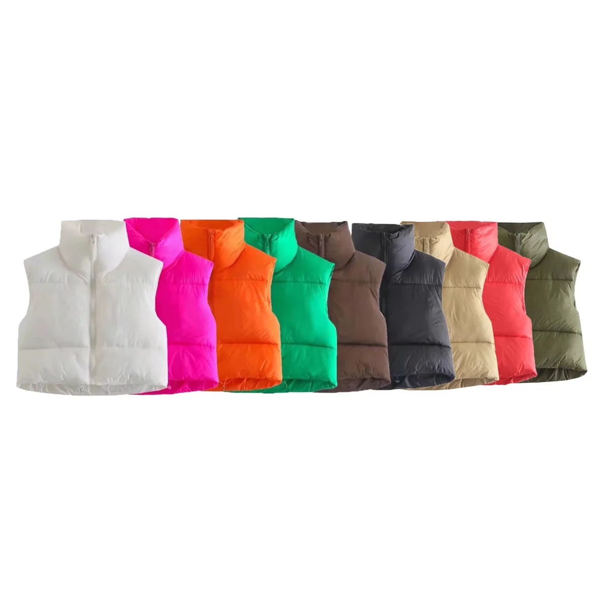 Women's standing collar cotton vest cotton clothing女棉马甲
