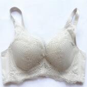 断码 舒适软钢圈文胸罩聚拢调整型收副乳上托女士 处理品牌蕾丝薄款