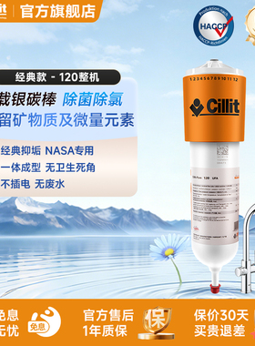 Cillit水丽进口家用过滤自来水净水器家用厨房台下120UFA含安装件