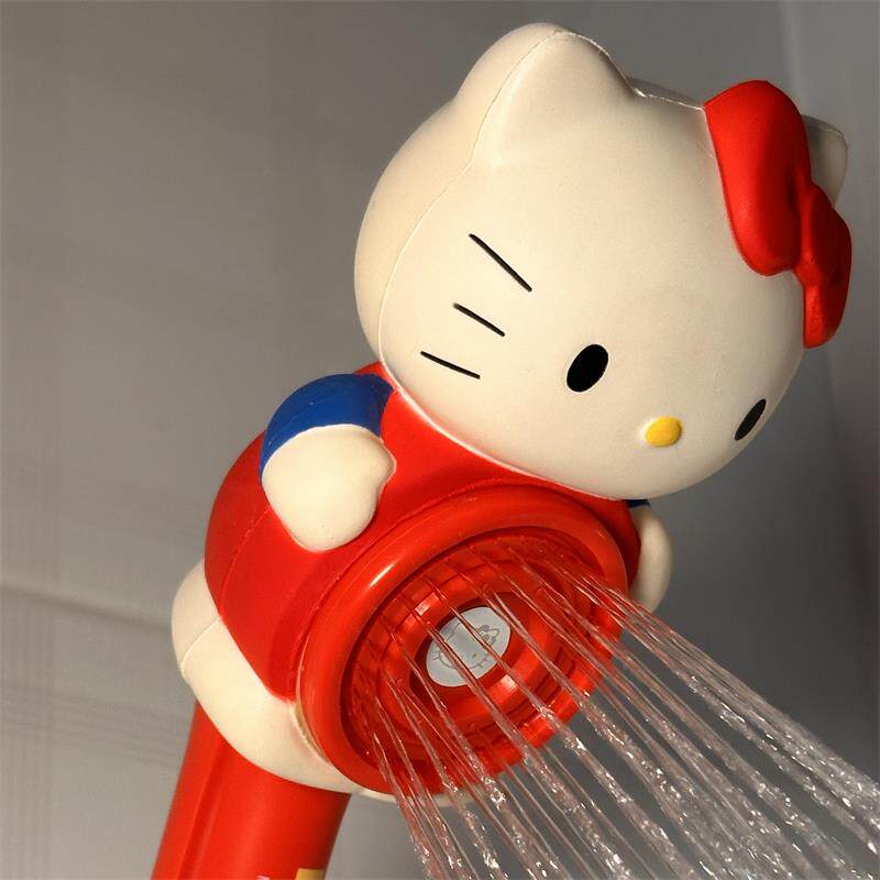 哈喽kitty花洒喷头支架淋浴套装浴室莲蓬头卫生间可爱2025新款