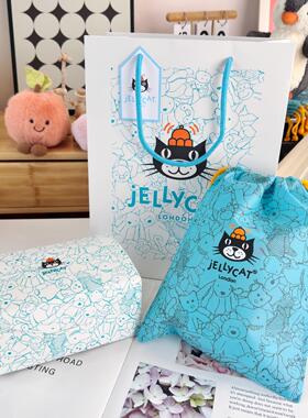 可单拍Jellycat蓝色防尘袋礼品袋毛绒玩偶包装袋玩具收纳袋子原装