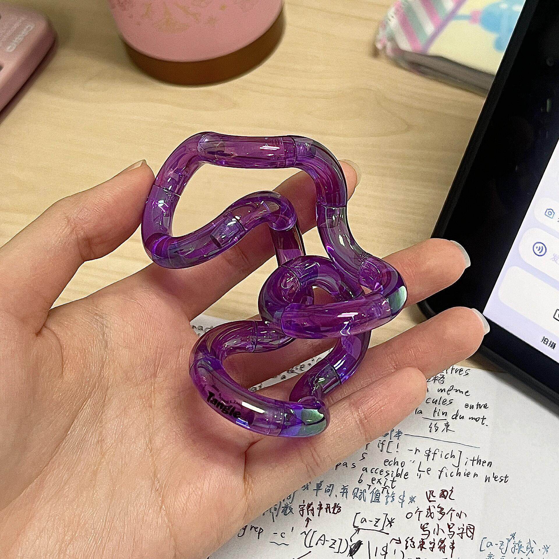 tangle扭扭乐正版手指焦虑症放松儿童多动症专注力训练解压玩具