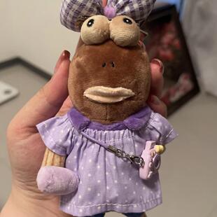 海绵宝宝比奇堡居民系列娃衣15cm公仔挂件丑萌呆呆鱼可爱衣服着替