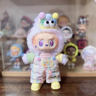 拉布布娃衣衣服labubu娃衣三代平静拉布布娃衣套装17cm小春野着替
