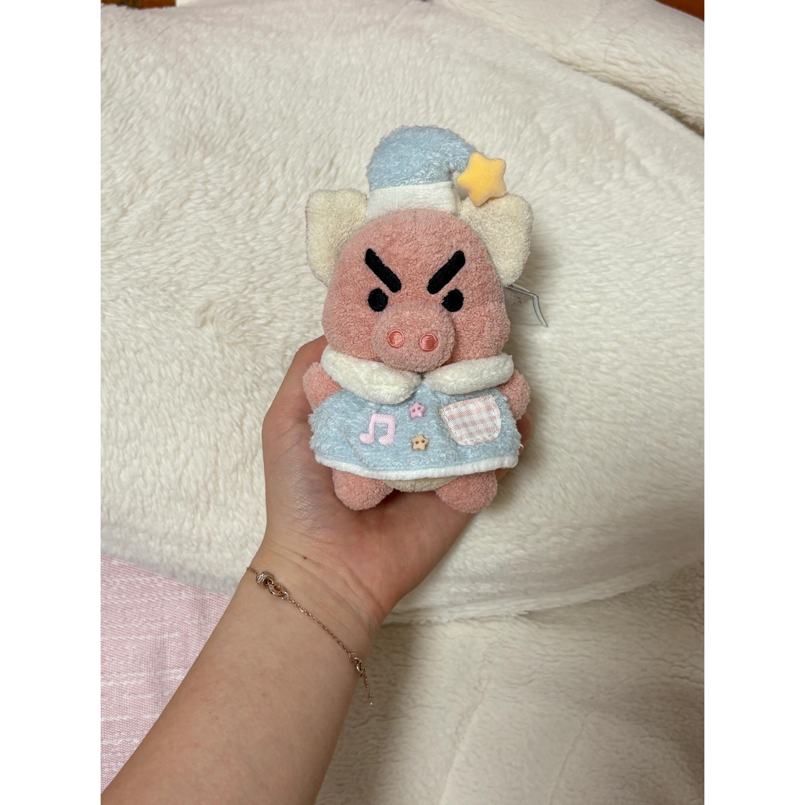 安睡天使问童子小猪娃衣10cm17cm拉布布labubu坐姿棉花娃娃衣服图片