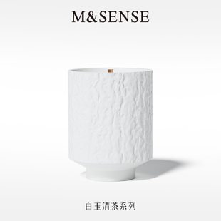 M&SENSE蔓莎白玉清茶香氛茶香新中式 东方香薰蜡烛卧室内居家礼物