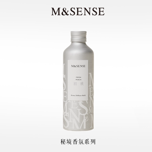 M&SENSE蔓莎香氛无火香薰液补充装 室内精油室内房间200ml送扩香棒