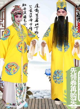 戏曲服装京剧皇帝帔皇后娘娘贵妃凤袍腰包凤裙皇上龙对帔十团凤披