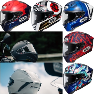 日本SHOEI全盔X15马奎斯红蚂蚁加藤摩托车认证赛道竞技四季 防雾镜