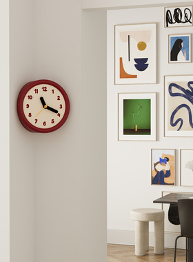 时尚极简网红客厅阴角挂钟座钟新款家用装饰简约转角时钟挂墙钟表