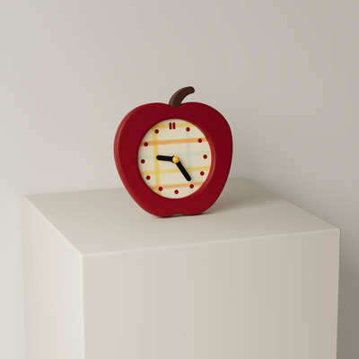 ins风座时钟新款现代儿童房静音钟表桌面艺术创意钟表个性装饰品