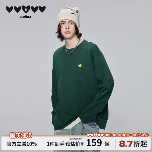 GUUKA无性别穿搭重磅长T