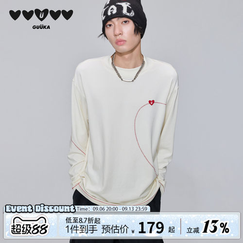 GUUKA莫代尔长绒棉小高领打底衫
