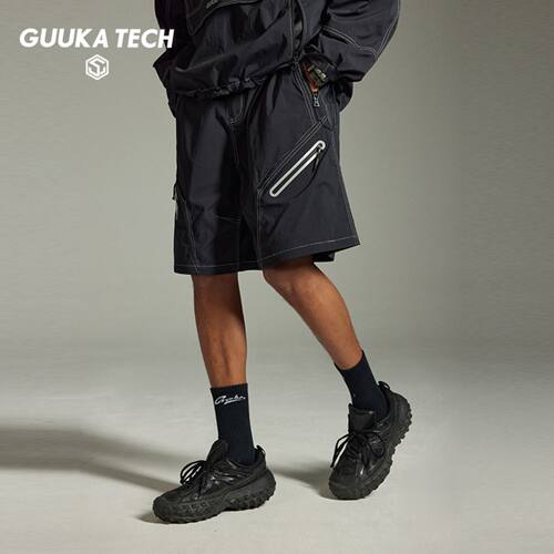 GUUKATECH户外黑色短裤