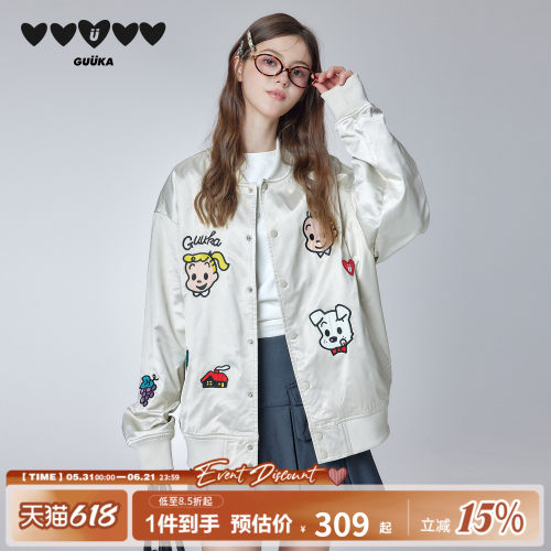 GUUKA&原田治联名横须贺棒球服