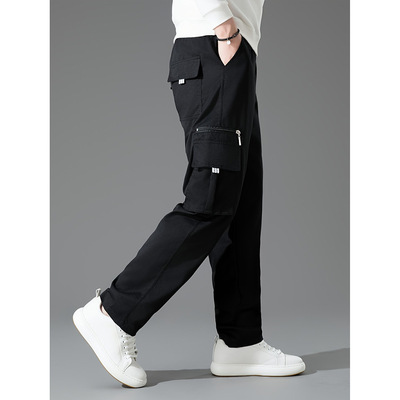 Men's workwear straight leg sports sweatpants男工装运动卫裤