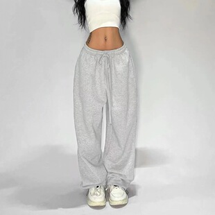 women sports Retro 女卫裤 pants sweatpants复古休闲裤 casual