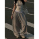 casual pants女卫裤 pants Retro long women bathroom