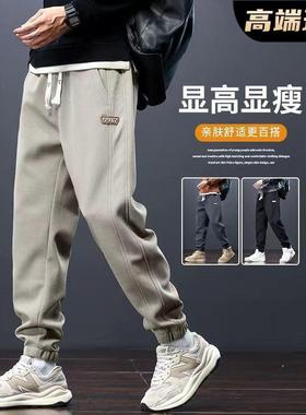 5XL Large Casual Pants Men Loose Velvet Sports Pants休闲裤男