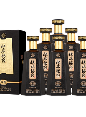 杜康秘窖臻醇50度500ml*6瓶古窖自然醇浓香型商务宴请送礼白酒