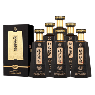 秘窖臻*6瓶自然醇浓香型送礼白酒