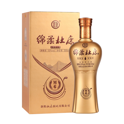 新绵柔杜康M6酒50度500ml