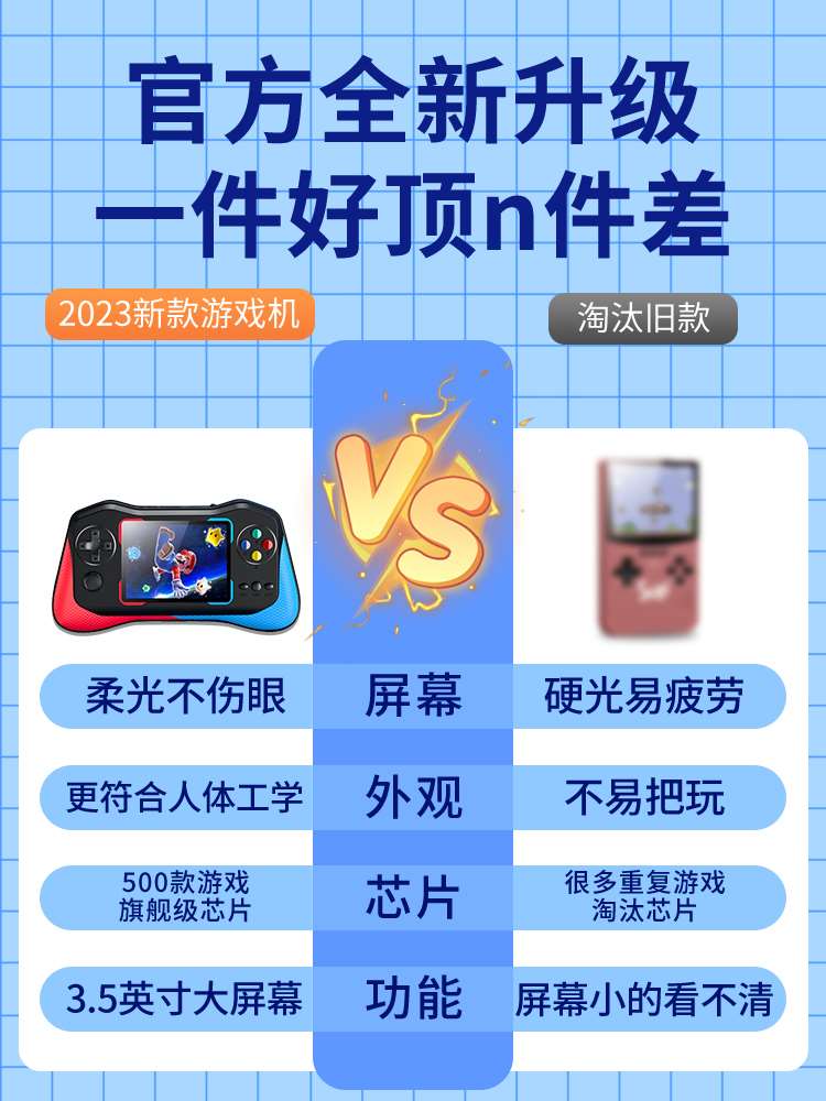 2023新款sup掌上复古游戏机手柄连电视老式儿童年怀旧马里奥超级f