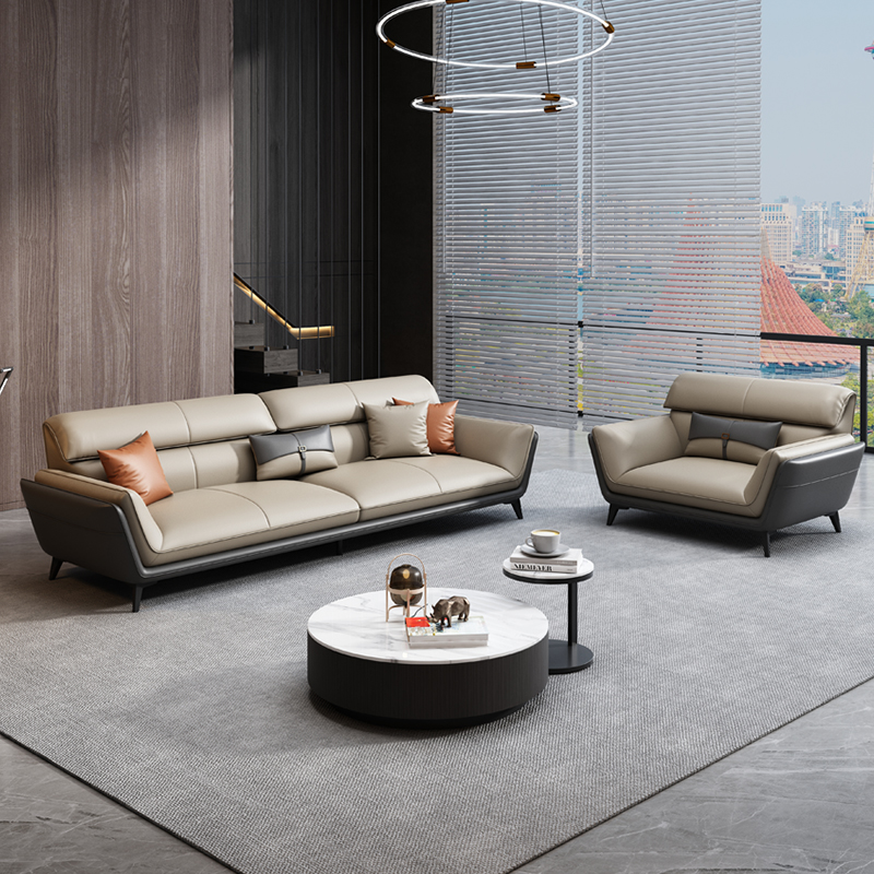 欧梵亚商务真皮办公室组合